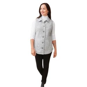 NORTHERN Reflections Boucle Vest Size Xxl Blue